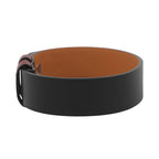 Hermes Bracelet Black Red Silver Leather T4 — view 3