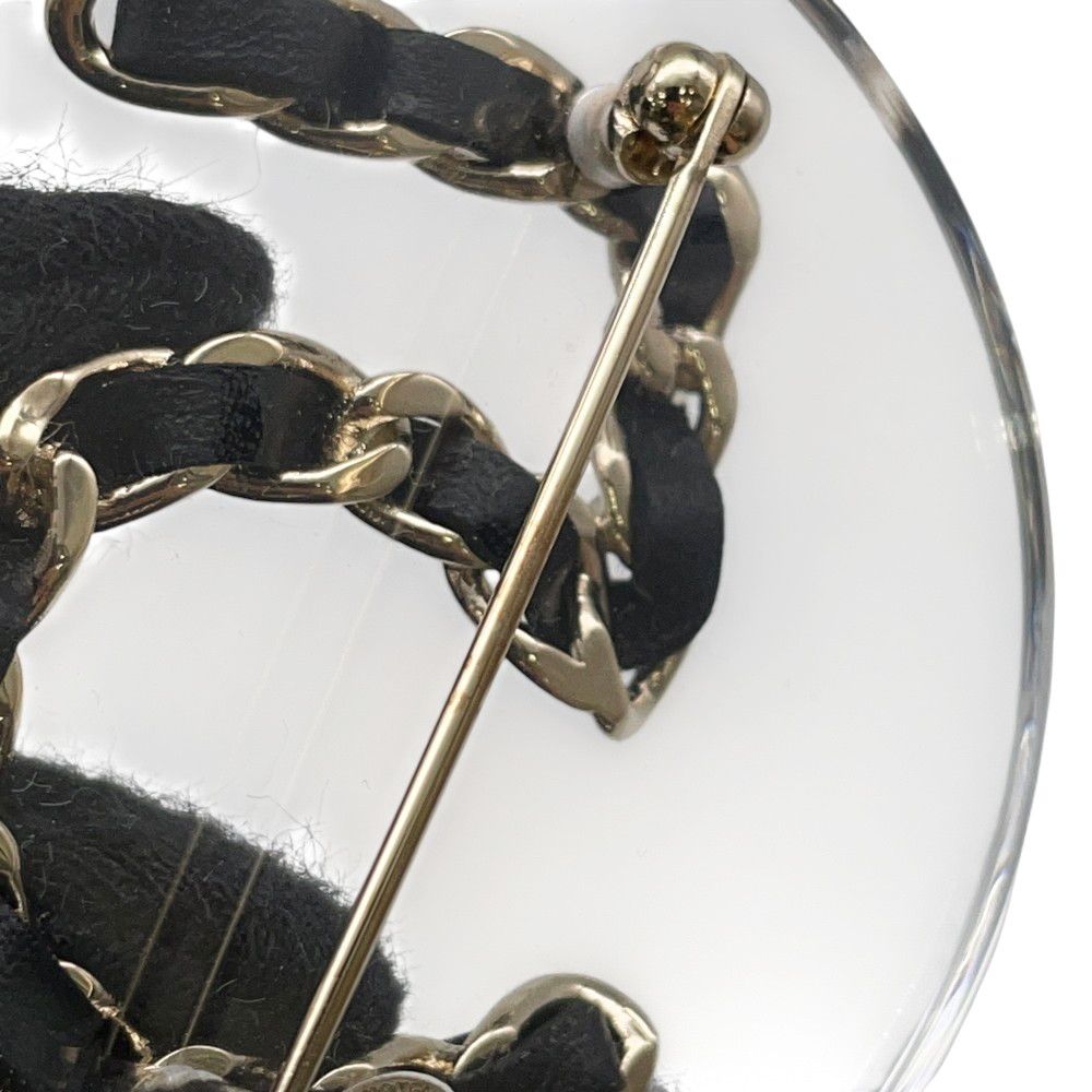Chanel Brooch Round Clear 18 — view 6