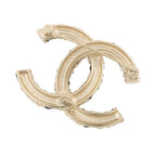 Chanel Brooch CC Logo Rhinestone Faux Pearl — view 3