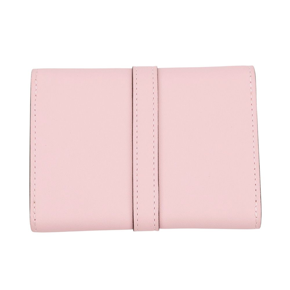 Hermes Coin Case Glenan Compact Wallet Rose Sakura Silver Swift — view 3