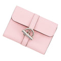 Hermes Coin Case Glenan Compact Wallet Rose Sakura Silver Swift