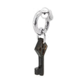 Hermes Earrings Cle Sing Buffalo Horn Single
