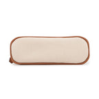 Hermes Pouch Bolide Mini Beige Silver Canvas Case — view 3