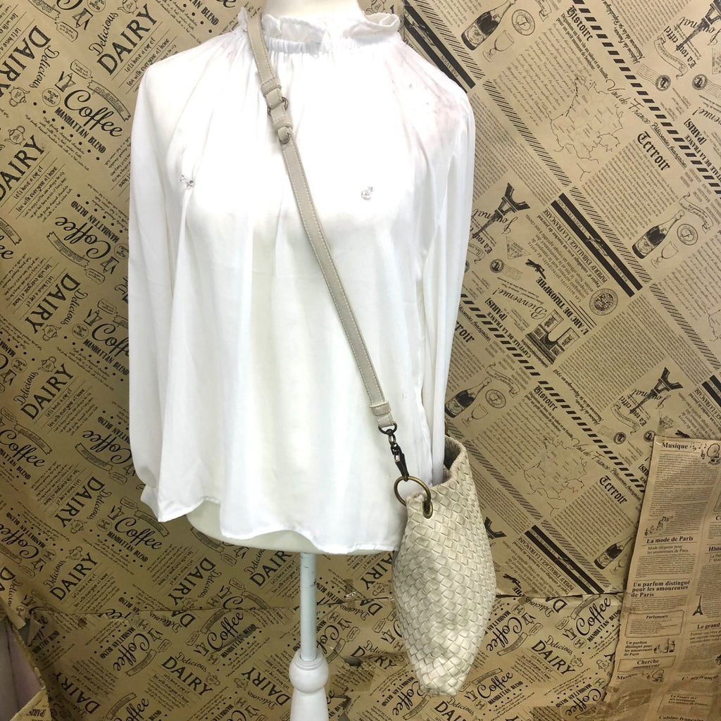 Bottega Veneta Shoulder Bag Crossbody Intre White Pochette Travel — view 2