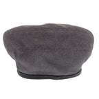 Hermes Santono Denim Series Button Beret Silver Cotton leather Gray — view 4
