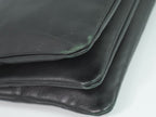 Celine Trio Large Shoulder Bag Pochette Leather Black — view 7
