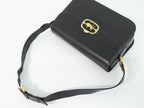 Celine Carriage Shoulder Bag Leather Black — view 4