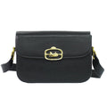 Celine Carriage Shoulder Bag Leather Black