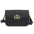 Celine Carriage Shoulder Bag Leather Black