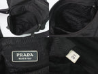Prada Nylon Shoulder Bag Pochette Black — view 9