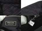 Prada Nylon Shoulder Bag Pochette Black — view 9