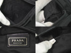Prada Nylon Shoulder Bag Pochette Black — view 9
