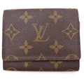 Louis Vuitton Monogram Envelope Carte de Visite Compact Wallet Mini Coin Case