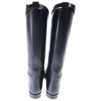 Hermes Kelly Jump Boots Long Black Leather — view 3
