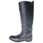 Hermes Kelly Jump Boots Long Black Leather