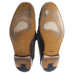 Louis Vuitton Globe Line Monogram Penny Suede Leather Loafers Brown — view 5