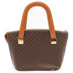 Celine Macadam Handbag Mini Tote Brown Leather Gold — view 2