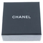 Chanel CC Logo Flower Earrings Black Gold — view 6