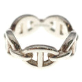 Hermes Chaine D'ancre Ring Silver