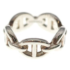 Hermes Chaine D'ancre Ring Silver