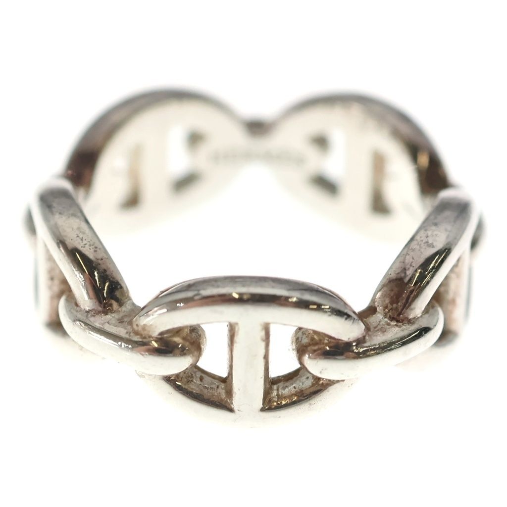 Hermes Chaine D'ancre Ring Silver