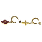 Louis Vuitton Boucle de Reille Sweet Monogram Earrings Set Gold — view 3