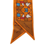 Hermes Moynat Silk Scarf All Over Pattern — view 3