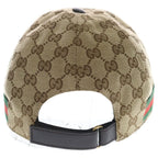 Gucci GG Canvas Sherry Line Baseball Cap Hat Brown Kqwbg — view 2