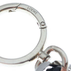 Loewe Anagram Charm Black Silver Keychain — view 5