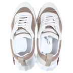 Hermes Bouncing Sneakers Beige White Shoes — view 4