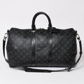Louis Vuitton Keepall Bandouliere 45 Boston Bag Monogram Eclipse Black