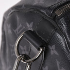 Louis Vuitton Keepall Bandouliere 45 Boston Bag Monogram Eclipse Black — view 5