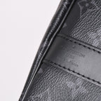 Louis Vuitton Keepall Bandouliere 45 Boston Bag Monogram Eclipse Black — view 7