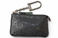 Gucci Key Case Coin Key Ring GG Supreme Black Key Holder
