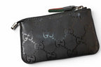 Gucci Key Case Coin Key Ring GG Supreme Black Key Holder — view 2