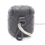Bottega Veneta Mobile Smartphone Intrecciato Airpods Case Black Leather — view 5
