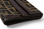 Fendi Wallet Trifold Fold Zucca Pattern Brown — view 4
