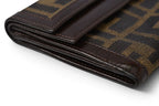Fendi Wallet Trifold Fold Zucca Pattern Brown — view 5