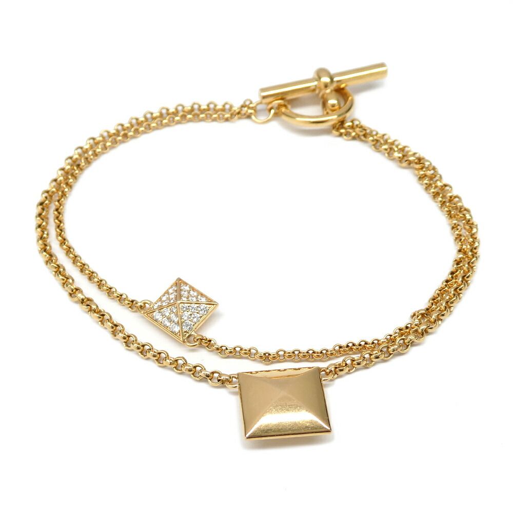 Hermes Bracelet Cru Diamond PG Pink