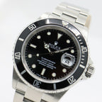 Rolex Submariner Date Number Black Watch Automatic Winding Polished — view 2