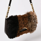 Dior Bag Malice Pearl Rabbit Fur Leather Galliano — view 3