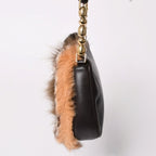 Dior Bag Malice Pearl Rabbit Fur Leather Galliano — view 4