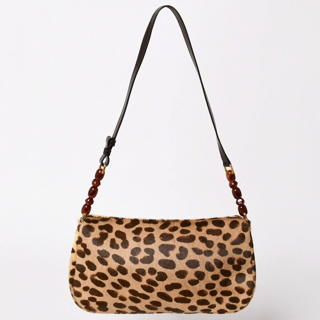 Dior Calf Hair Bag Malice Pearl Leopard Galliano — view 2