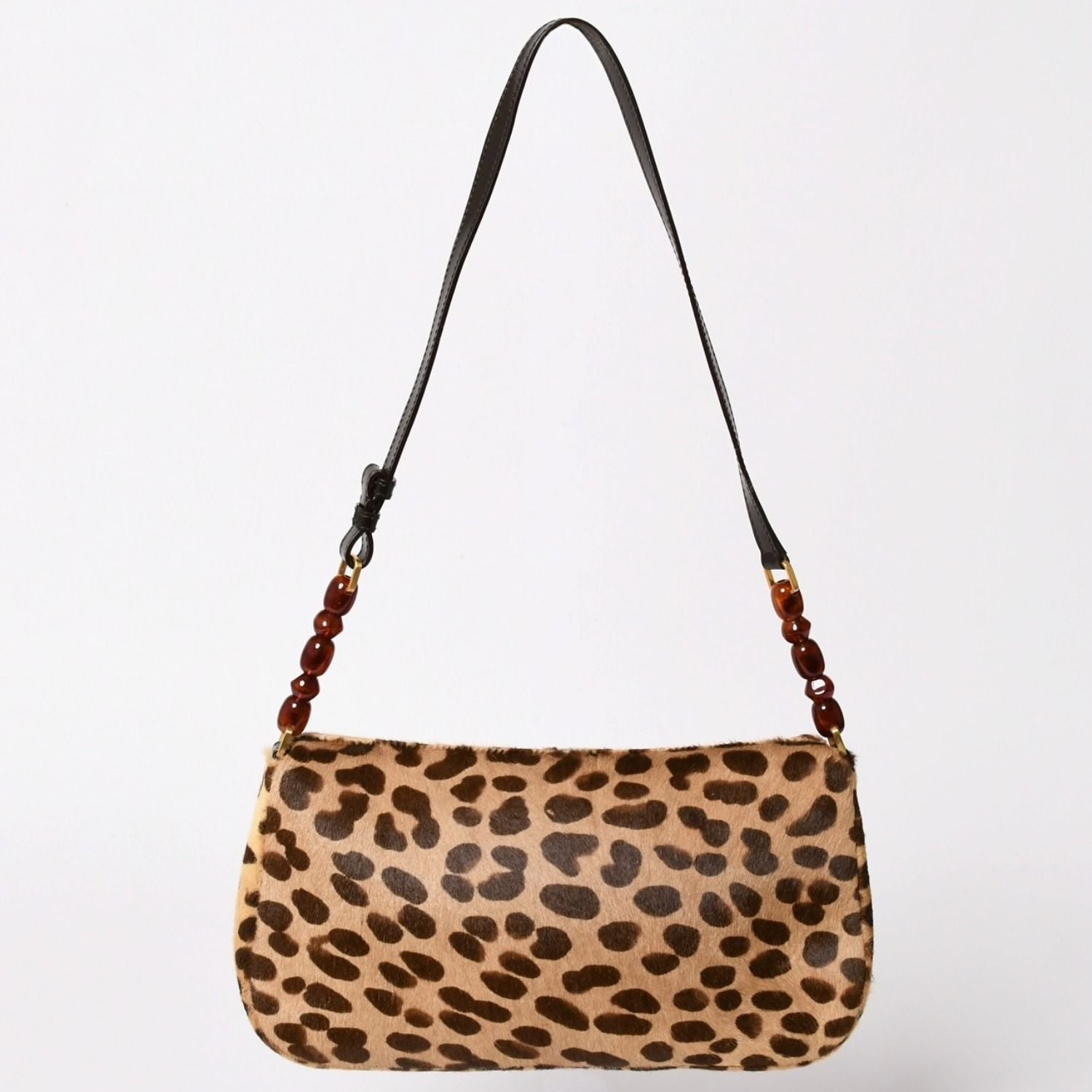 Dior Calf Hair Bag Malice Pearl Leopard Galliano — view 2