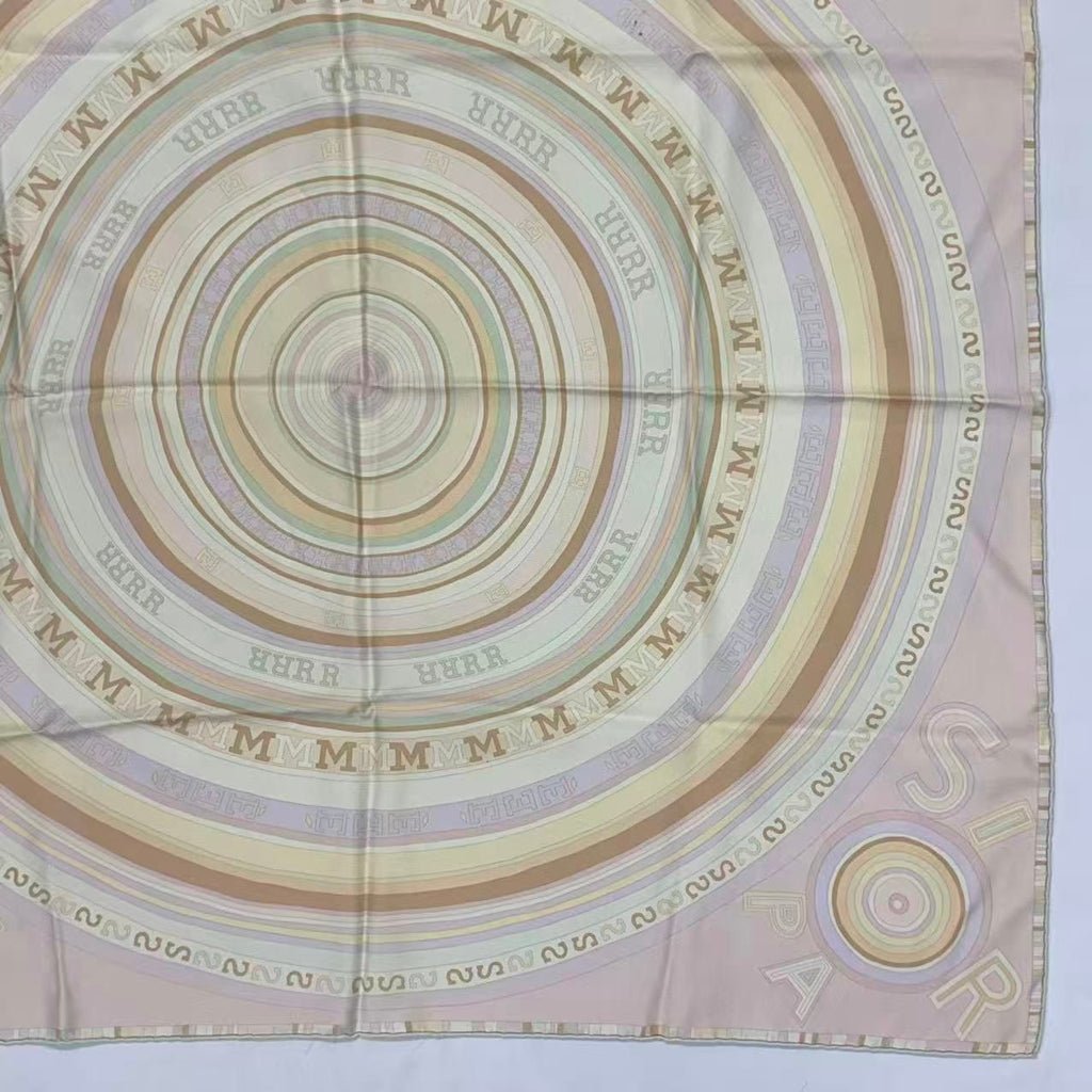 Hermes Carre 90 Scarf Silk Tohu Bohu Chaos Pink — view 6