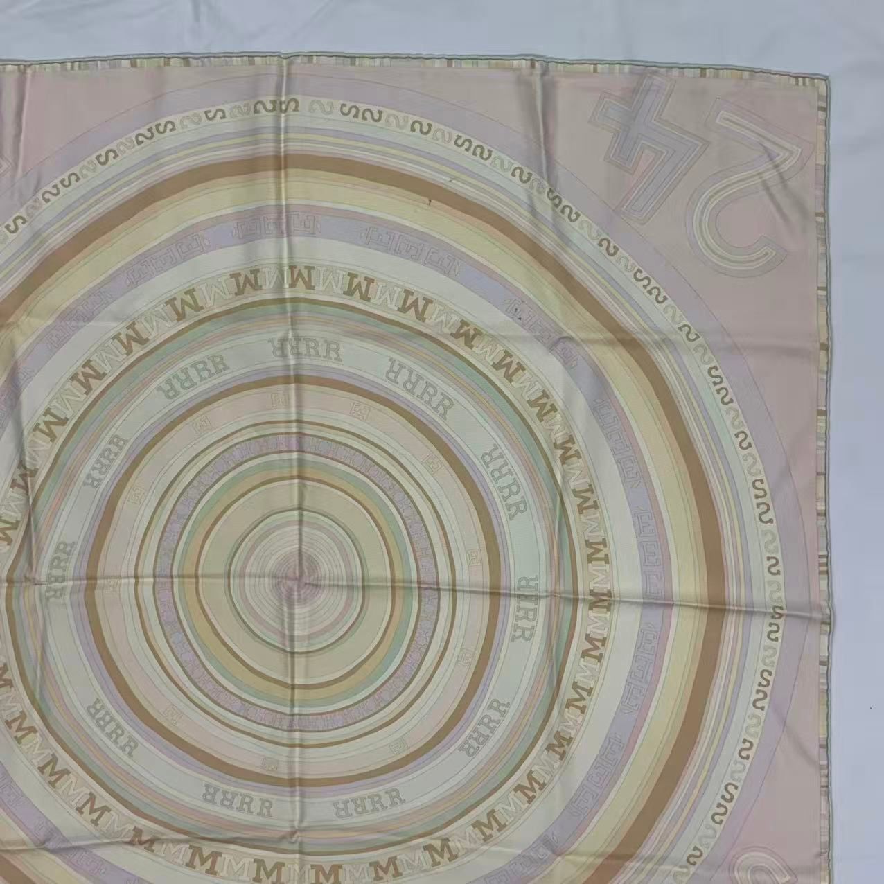 Hermes Carre 90 Scarf Silk Tohu Bohu Chaos Pink — view 5