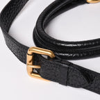 Louis Vuitton Neo Cabby MM Handbag Monogram Denim Black 2-Way Gold — view 6