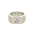Gucci Logo Ring 925 Sterling Silver