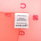 Hermes Carre 100 Multi Charm Vermillion Scarf — view 4