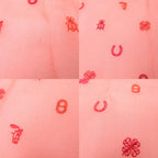 Hermes Carre 100 Multi Charm Vermillion Scarf — view 5